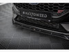 Maxton Front Splitter V.4 + Flaps Ford Fiesta ST / ST-Line Mk8 Facelift