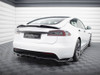 Maxton Rear Splitter (Vertical Bars) V.1 Tesla Model S Plaid Mk1 Facelift