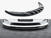 Maxton Front Splitter V.3 Tesla Model S Plaid Mk1 Facelift
