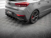 Maxton Rear Side Splitters V.4 + Flaps Hyundai I30 N Hatchback Mk3 Facelift