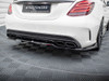 Maxton Rear Splitter (Vertical Bars) Mercedes-AMG C63 Sedan / Estate W205 / S205