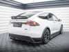 Maxton Rear Splitter (Vertical Bars) Tesla Model X Mk1 Facelift