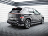 Maxton Central Rear Splitter (Vertical Bars) Hyundai Kona N-Line Mk2