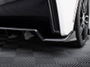 Maxton Central Rear Splitter (Vertical Bars) + Rear Side Splitters Chevrolet Corvette C7