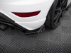 Maxton Rear Side Splitters V.3 + Flaps Ford Fiesta ST Mk7 Facelift