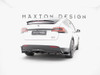 Maxton Rear Splitter (Vertical Bars) V.2 Tesla Model X Mk1 Facelift
