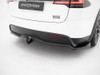 Maxton Rear Splitter (Vertical Bars) V.2 Tesla Model X Mk1 Facelift