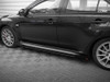 Maxton Street PRO Side Skirts Diffusers + Flaps Mitsubishi Lancer EVO X