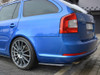 Maxton Rear Side Splitters Skoda Octavia Mk2 VRS Estate Facelift - Textured