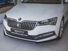 Maxton Front Splitter V.1 Skoda Superb MK3 FL (2019-) - Carbon Look
