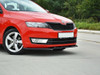 Maxton Front Splitter V2 Skoda Rapid - Textured