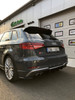 Maxton Rear Side Splitters Audi S3 8V Facelift Sportback (2017-2020) - Carbon Look