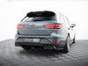 Maxton Rear Side Splitters V.2 Seat Leon Cupra Mk3 FL Sportstourer - Textured