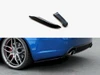 Maxton Rear Side Splitters V.1 Audi RS4 Sedan B7 - Textured