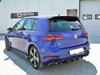 Maxton Rear Splitter Volkswagen Golf R Mk7 Facelift - Carbon Look