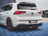 Maxton Rear Splitter Volkswagen Golf GTI Mk8 - Carbon Look