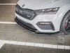Maxton Front Splitter V.1 Skoda Octavia RS Mk4 (2020-) - Carbon Look