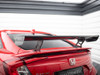 Maxton Carbon Spoiler With Internal Brackets Uprights Honda Civic SI Mk10