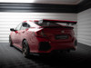 Maxton Carbon Spoiler With Internal Brackets Uprights + LED Honda Civic SI Mk10