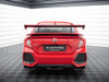 Maxton Carbon Spoiler With Upper Swan Mounting + LED Honda Civic SI Mk10