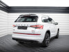 Maxton Central Rear Splitter (Vertical Bars) Skoda Kodiaq RS - Carbon Look