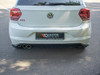 Maxton Rear Side Splitters Volkswagen Polo GTI Mk6 - Carbon Look