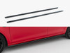 Maxton Side Skirts Diffusers V.2 Volkswagen Golf R / R-Line Mk7 Facelift - Carbon Look