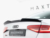 Maxton Spoiler CAP 3D Audi S4 Sedan B8 Facelift