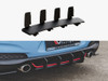 Maxton Street PRO Rear Diffuser V.2 Hyundai I30 N Mk3 Hatchback - Black-Red
