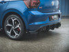 Maxton Street PRO Rear Valance + Flaps VW Polo GTI Mk6 - Red + Gloss Flaps