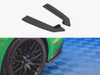Maxton Street PRO Rear Side Splitters V.1 Ford Mustang GT MK6 Facelift - Black-Red