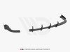 Maxton Street PRO Rear Diffuser + Flaps BMW 4 Gran Coupe F36 - Black-Red + Gloss Flaps