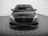 Maxton Street PRO Front Splitter Mercedes-Benz A AMG-Line W176 Facelift - Black-Red