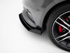 Maxton Street PRO Front Splitter + Flaps Ford Focus ST Mk3 Facelift - Black-Red + Gloss Flaps