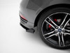Maxton Street PRO Rear Diffuser + Flaps Ford Focus ST Mk3 Facelift - Black-Red