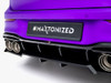Maxton Rear Splitter (Vertical Bars) V.2 Volkswagen Golf R Mk8 / Mk8 Facelift