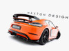 Maxton Rear Splitter (Vertical Bars) Porsche 718 Cayman GTS 982c