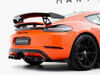 Maxton Rear Splitter (Vertical Bars) Porsche 718 Cayman GTS 982c