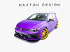 Maxton Street PRO Front Splitter + Flaps Volkswagen Golf R Mk8 Facelift