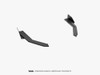 Maxton Street PRO Rear Side Splitters + Flaps Lexus IS 500 Mk3 Facelift 2 (XE30)