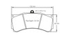 Pagid S1539 RSL29 Front Pads - AP Racing Pro 5000 R CP9668 RadiCal 6 Pot Calipers