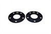 Pair of 5x114.3 PCD 60.1 CB Shim Wheel Spacer (Black)