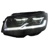 VW Transporter 2015-2020 T6 Full LED Black Headlights