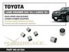 Hardrace TOYOTA LAND CRUISER J300 21- REAR UPPER ARM BUSHING KIT HARDEN RUBBER 4PCS/SET