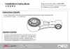 Hardrace Rear Side Engine Mount Honda HR-V