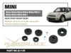 Hardrace MINI R50/R52/R53/R55/R56/R57/R58/R59/R60/R61 REAR STRUT MOUNT BUSH - 6PCS/SET