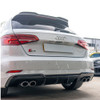 AUDI A3/S3 8V FACELIFT SPORTBACK 5 DOOR GLOSS BLACK DIFFUSER - V1