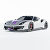 FERRARI 488 PISTA CARBON FIBRE SIDE SKIRTS - CT DESIGN