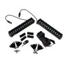 DEFENDER 90/110/130 L663 2020+ GLOSS BLACK LED FRONT BUMPER LIGHTS