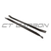 BMW M3 G80/G81 CARBON FIBRE SIDE SKIRT REPLACEMENT - V4 - CT DESIGN